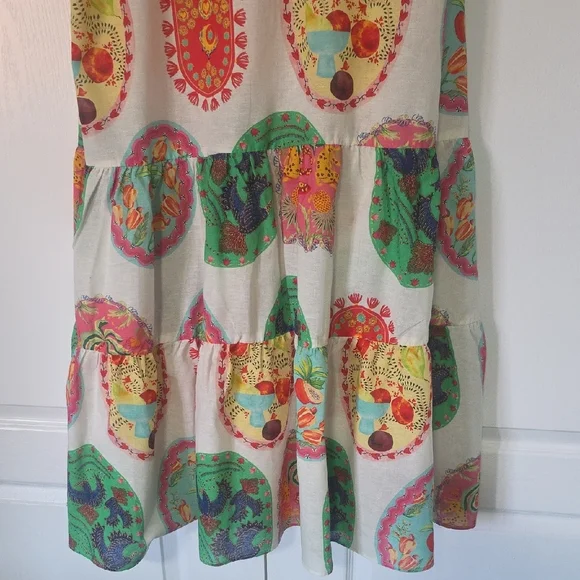 Vibrant Patterned Maxi Dress - Picture 5 of 5